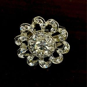 Silver adjustable ring